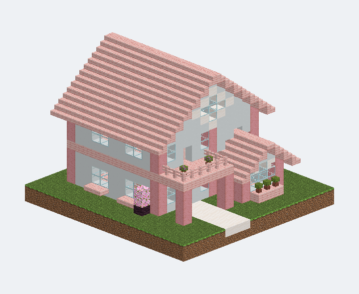 花糖・花窗陽台小屋模型預覽