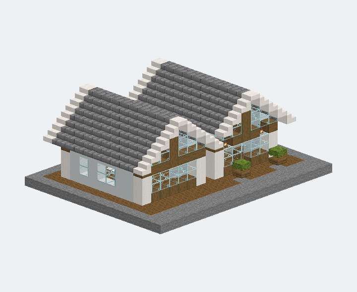 雙峰・北歐採光小屋模型預覽